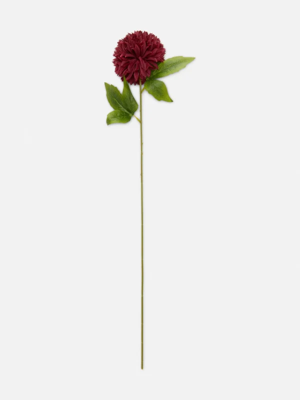 Primark Single Stem Faux Chrysanthemum Burgundy Cheap