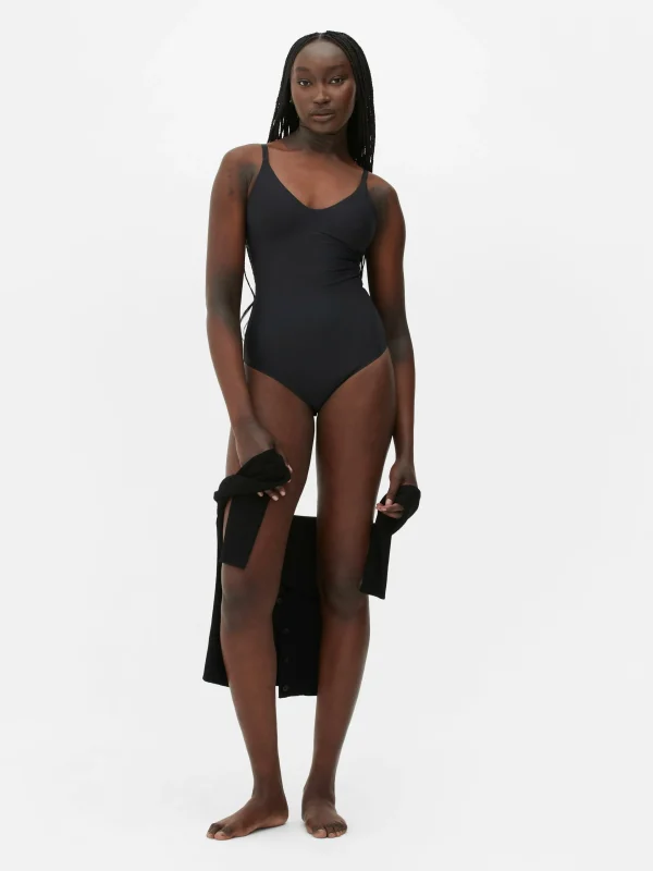 Primark Smoothing Shapewear Moulded Cup Bodysuit Black Sale