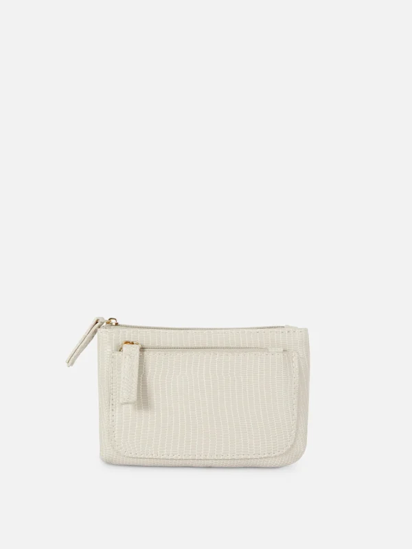 Primark Snake Effect Coin Purse Natural Sale