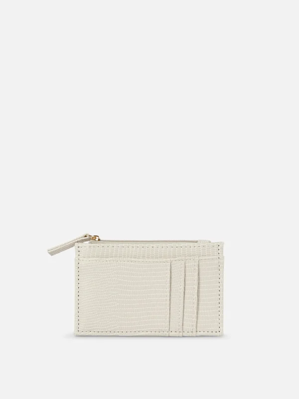 Primark Snakeskin Texture Cardholder Natural Flash Sale