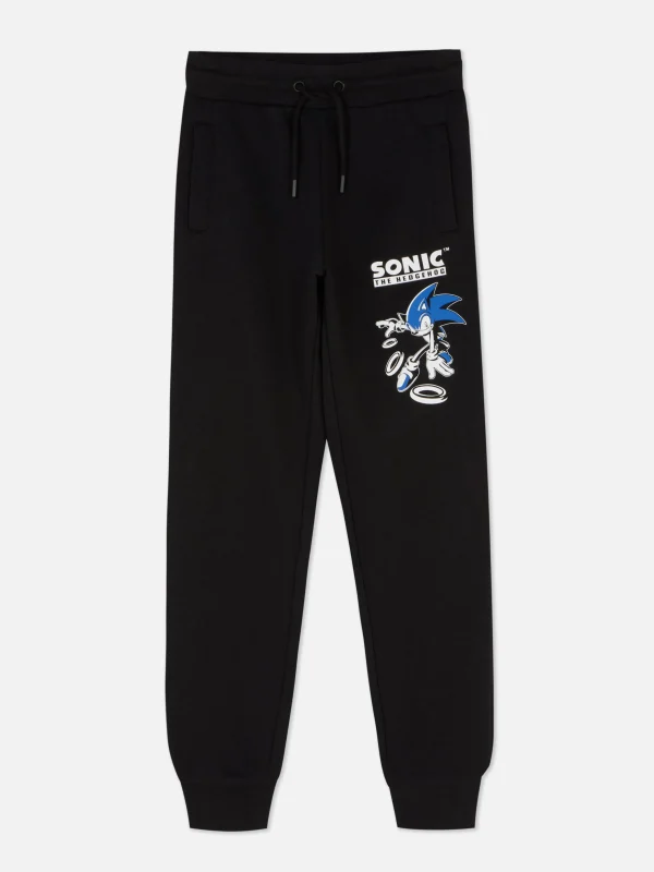Primark Sonic The Hedgehog Character Joggers Black Flash Sale