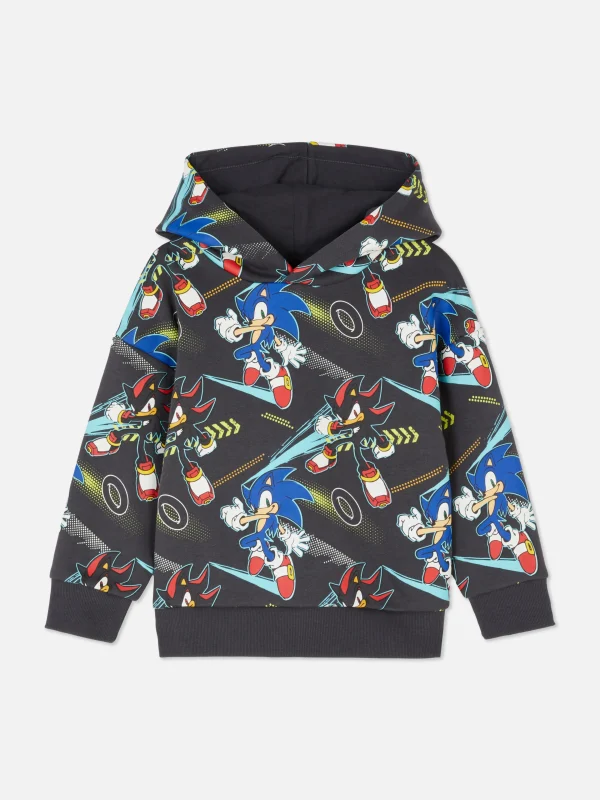 Primark Sonic The Hedgehog Hoodie Charcoal Cheap