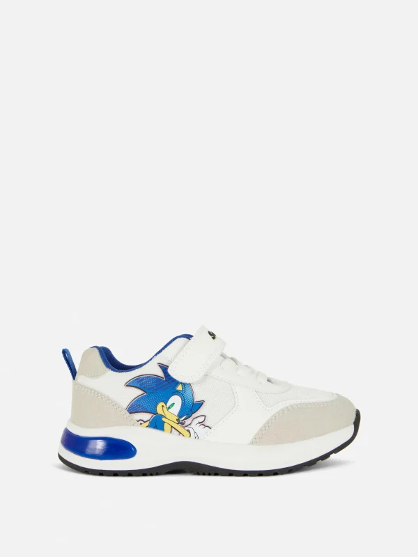 Primark Sonic The Hedgehog Light-Up Sneakers White Online