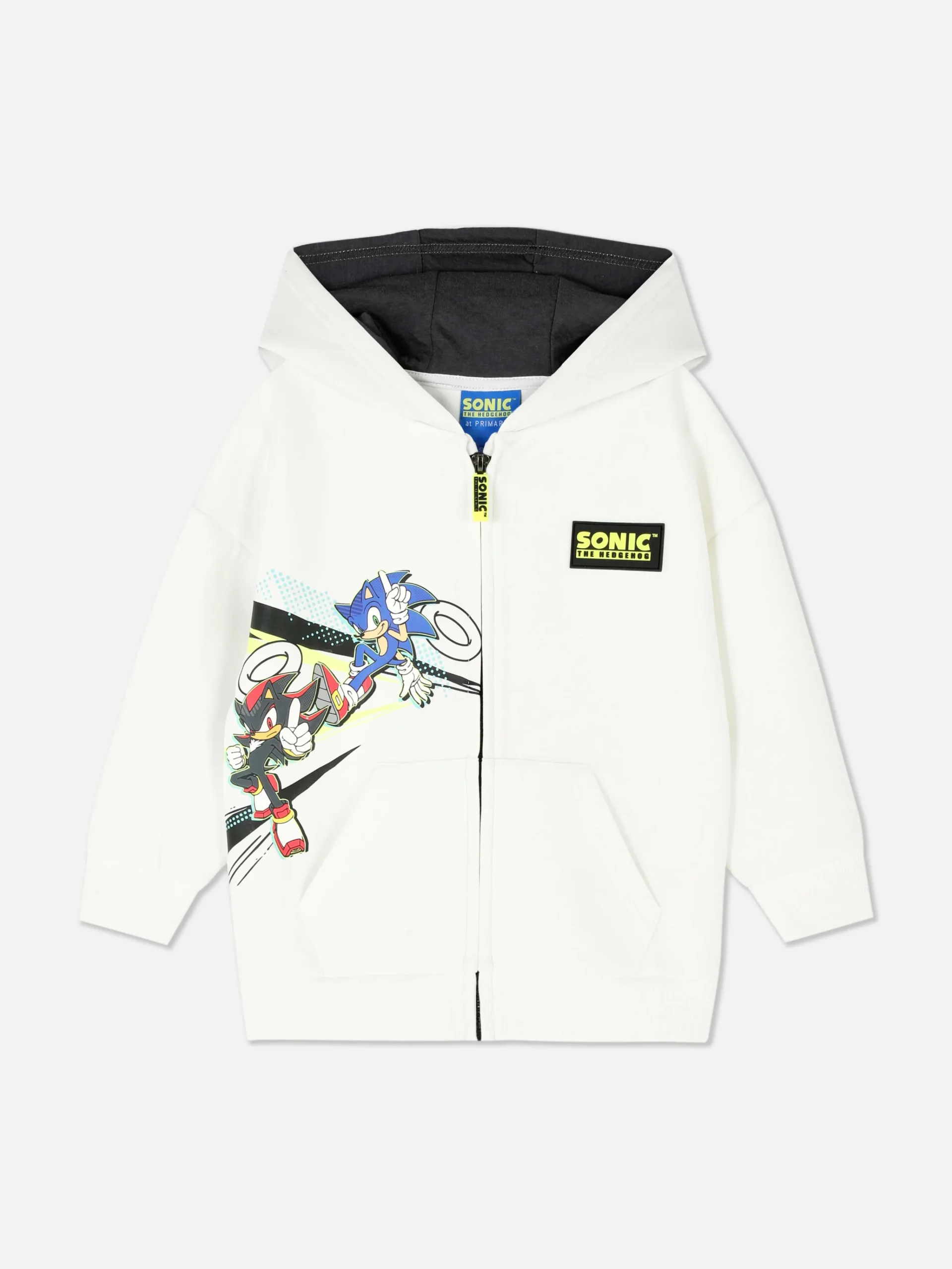 Primark Sonic The Hedgehog Zip Hoodie Ivory Cheap