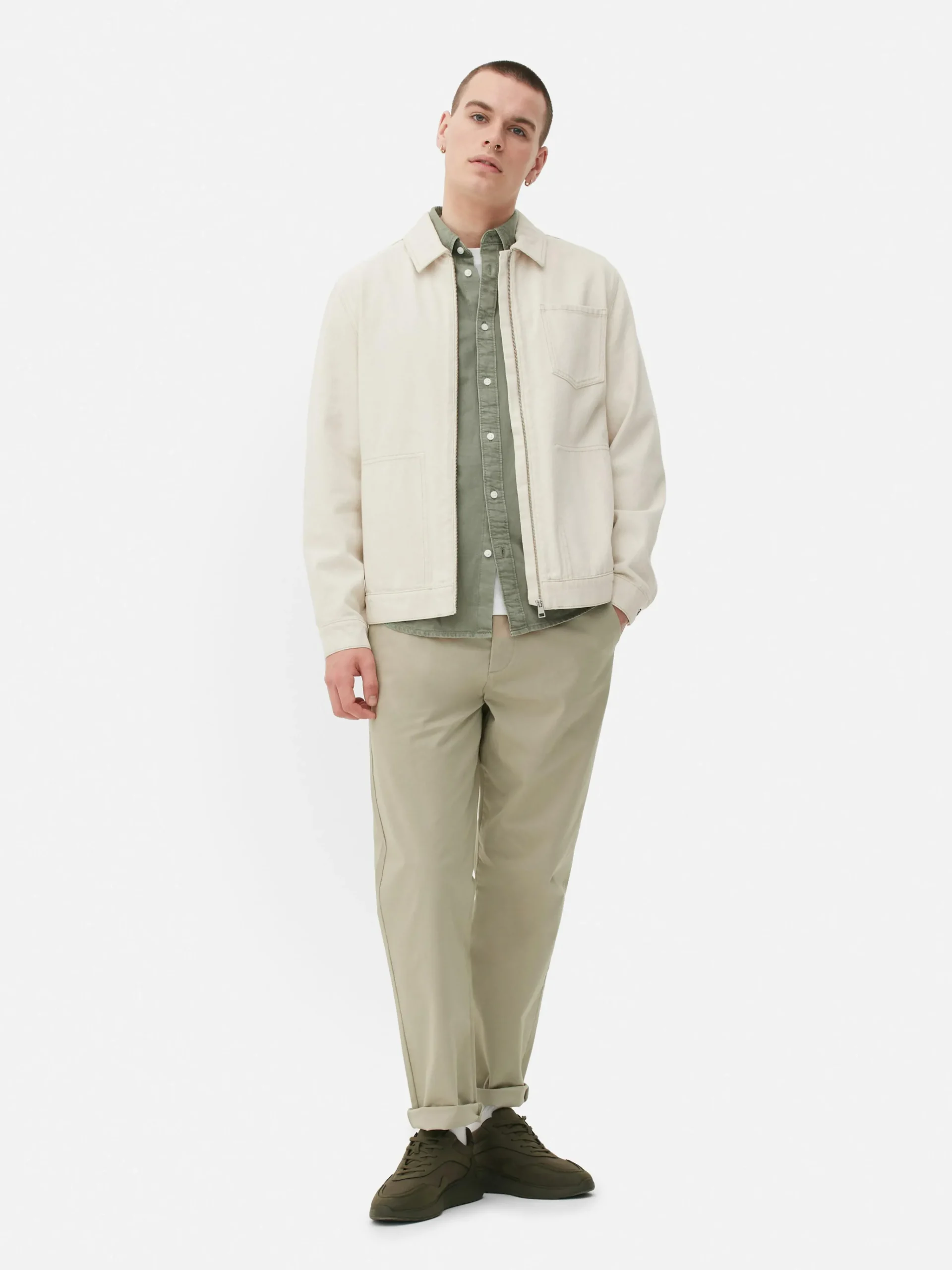 Primark Straight Fit Chinos Stone Best