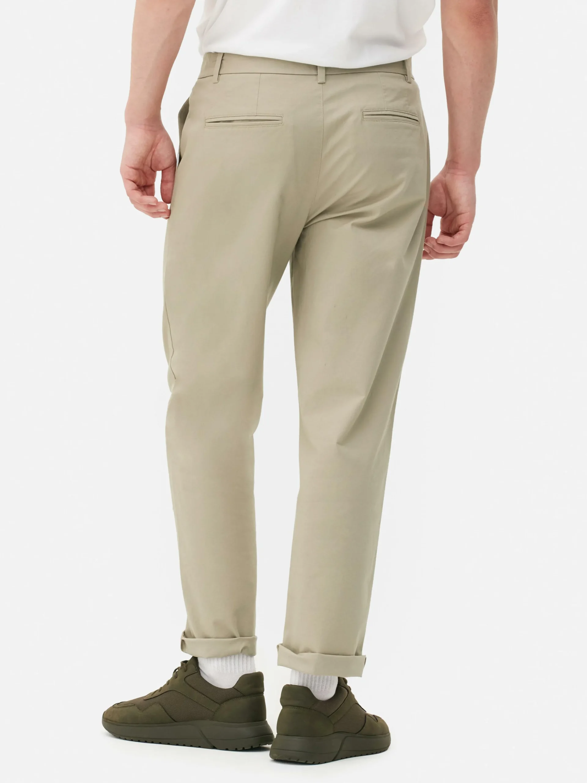 Primark Straight Fit Chinos Stone Best