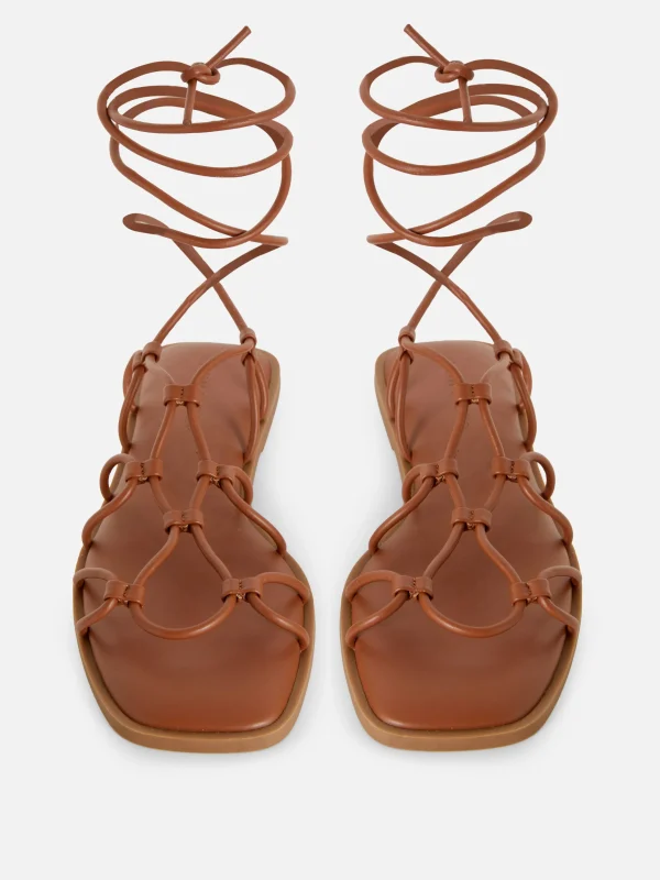 Primark Strappy Gladiator Sandals Tan Best