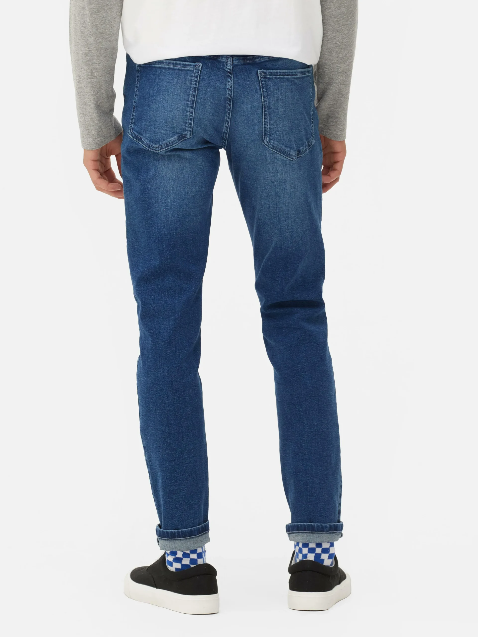 Primark Stretch Skinny Jeans Dark Blue Fashion