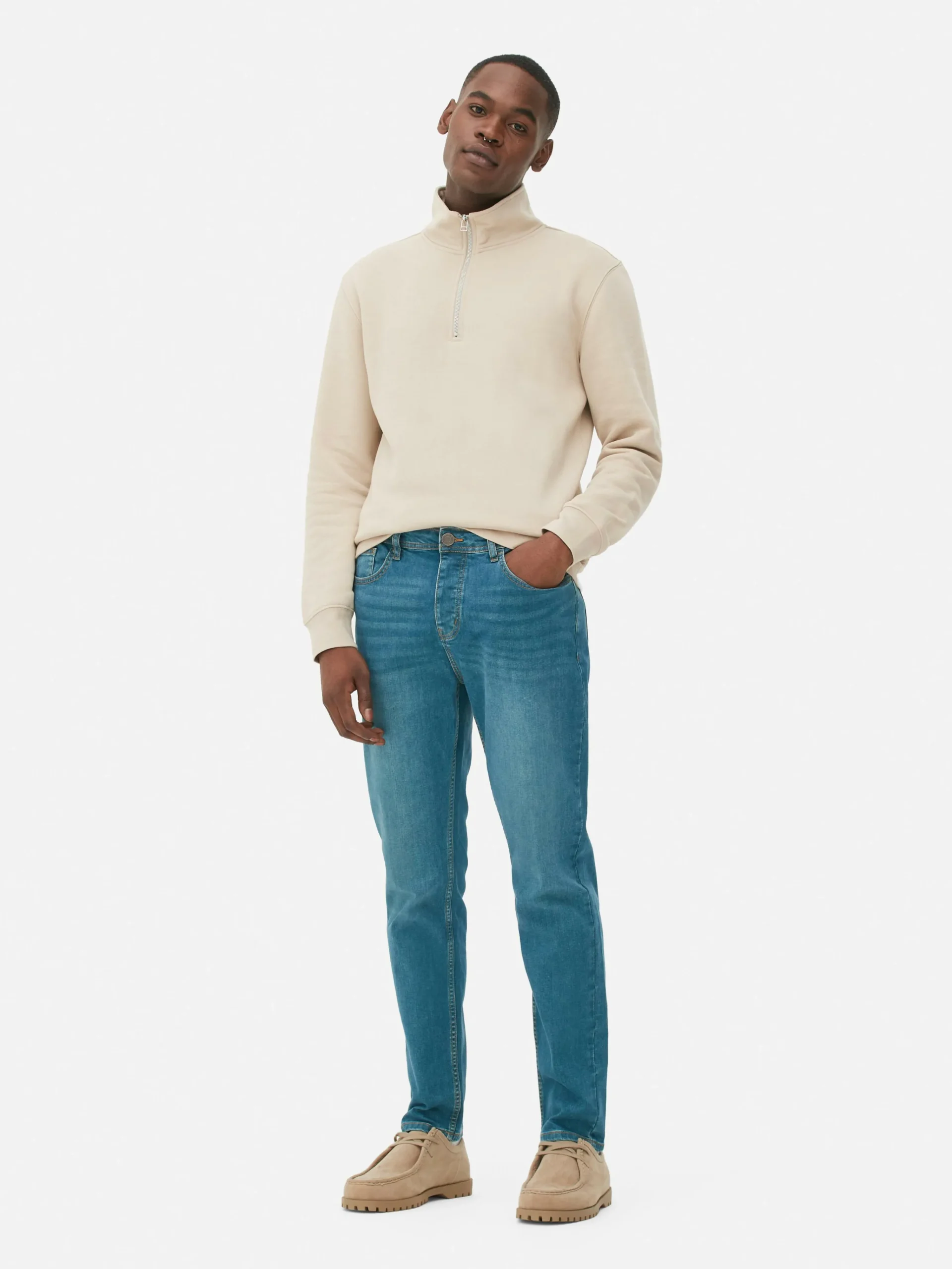 Primark Stretch Slim Jeans Blue New