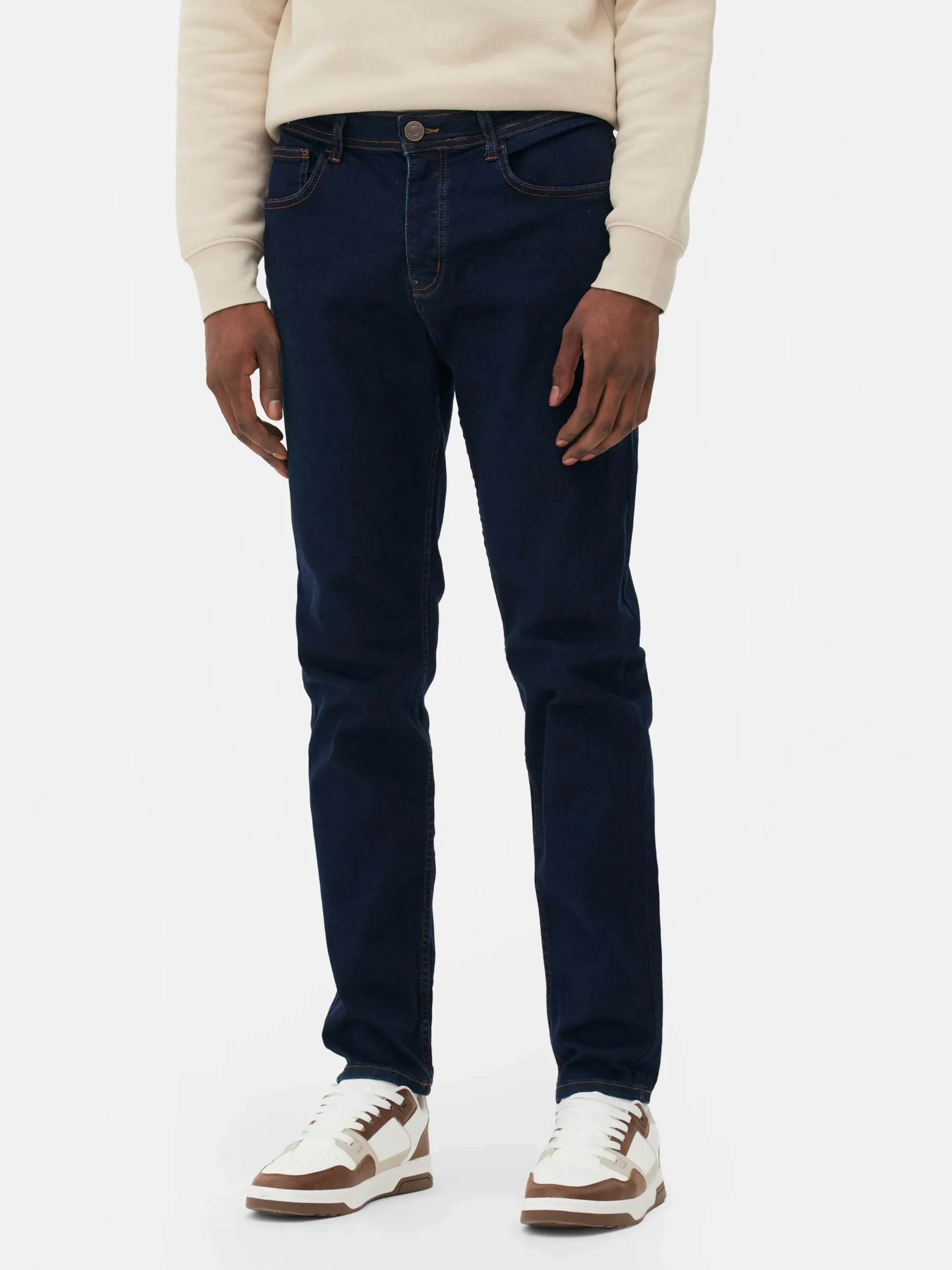 Primark Stretch Slim Jeans Dark Blue Shop