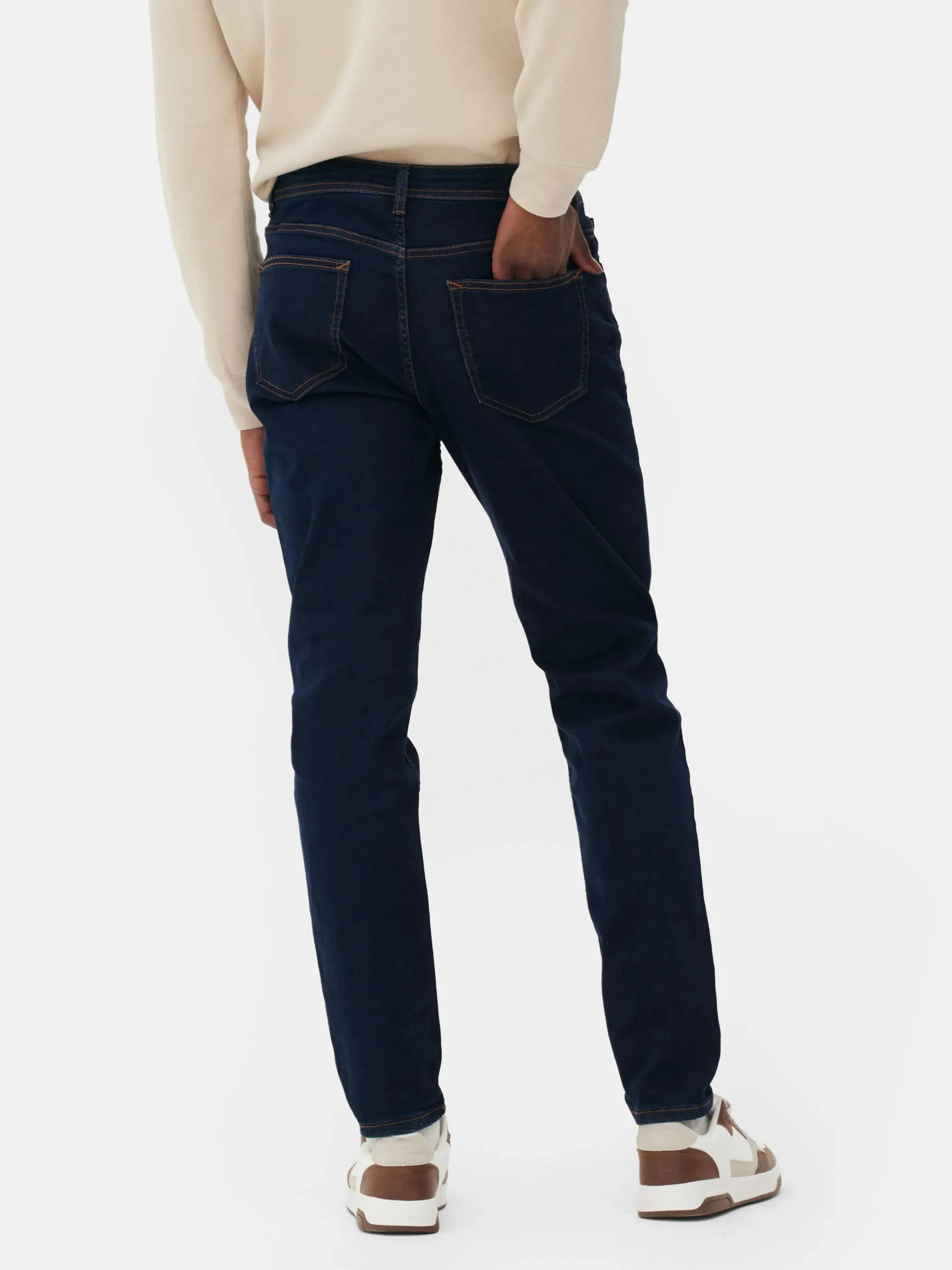 Primark Stretch Slim Jeans Dark Blue Shop