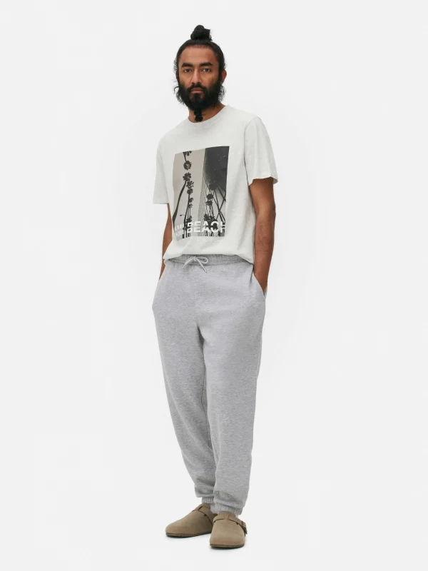 Primark Stretch Waist Cuffed Joggers Gray Outlet