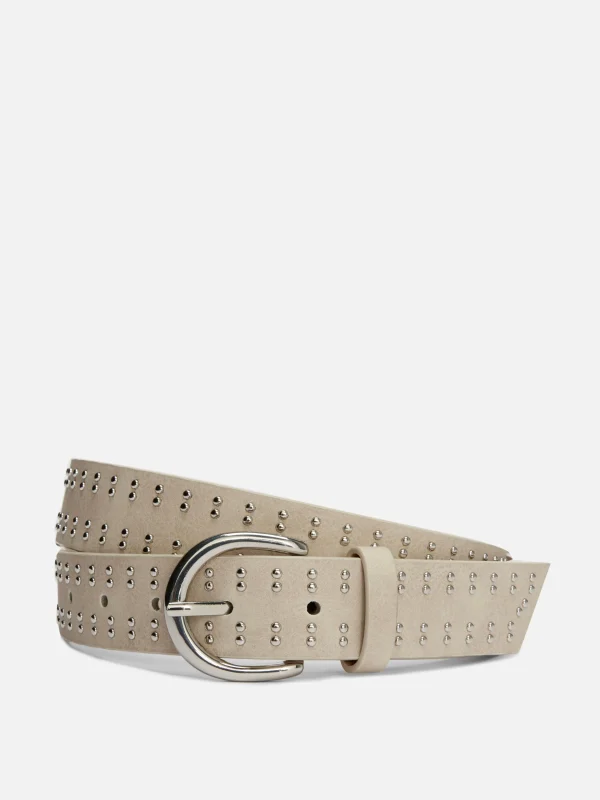 Primark Studded Belt Ivory Store