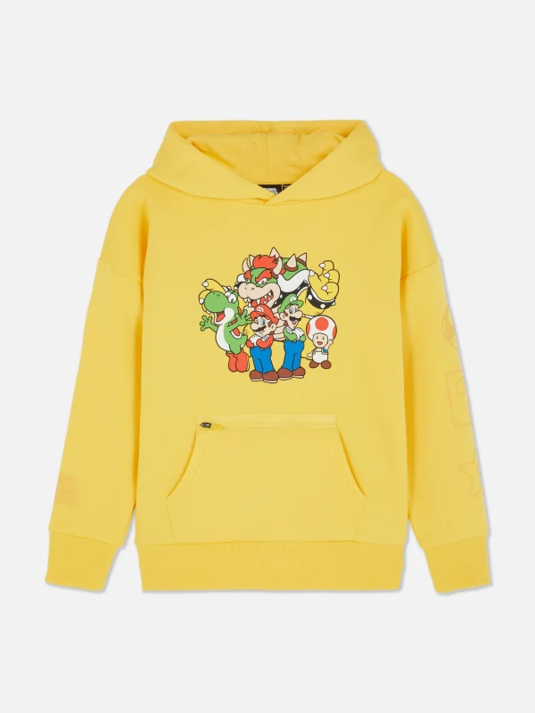Primark Super Mario World Character Hoodie Yellow Store