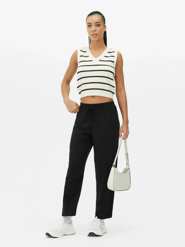 Primark Tapered Fit Joggers Black Fashion