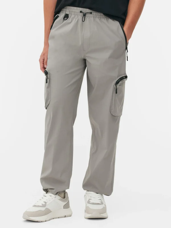 Primark Tech Cargo Pants Slate Cheap