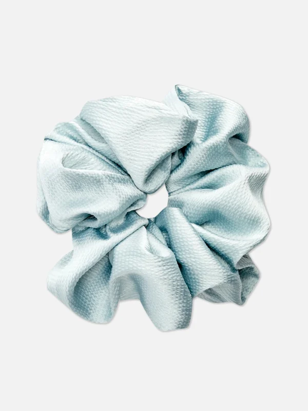 Primark Textured Jumbo Scrunchies Blue Online