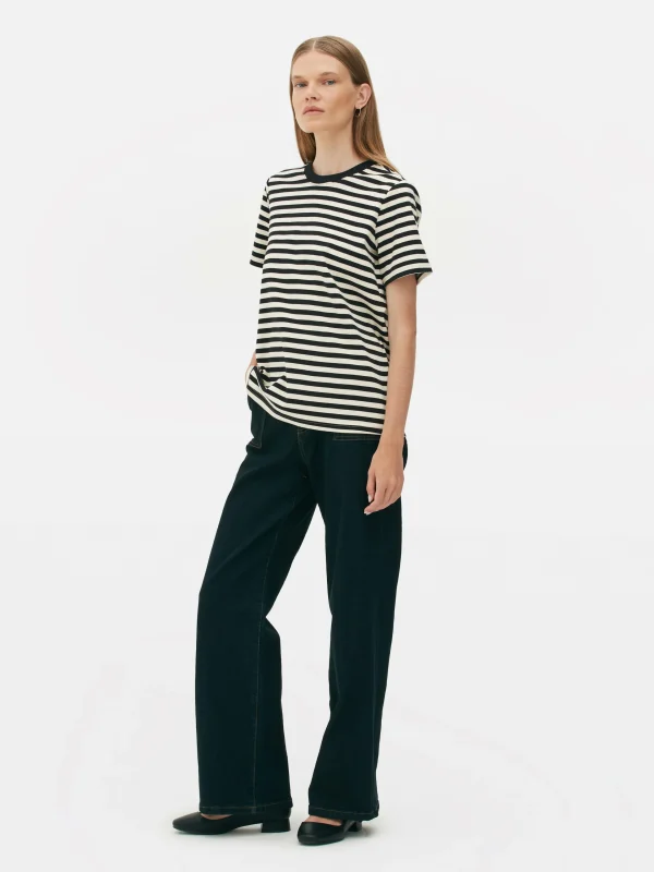 Primark The Edit Crew Neck T-Shirt Multi Fashion