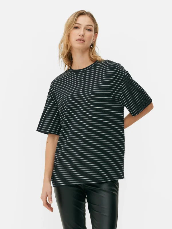 Primark The Edit Oversized T-Shirt Navy Online