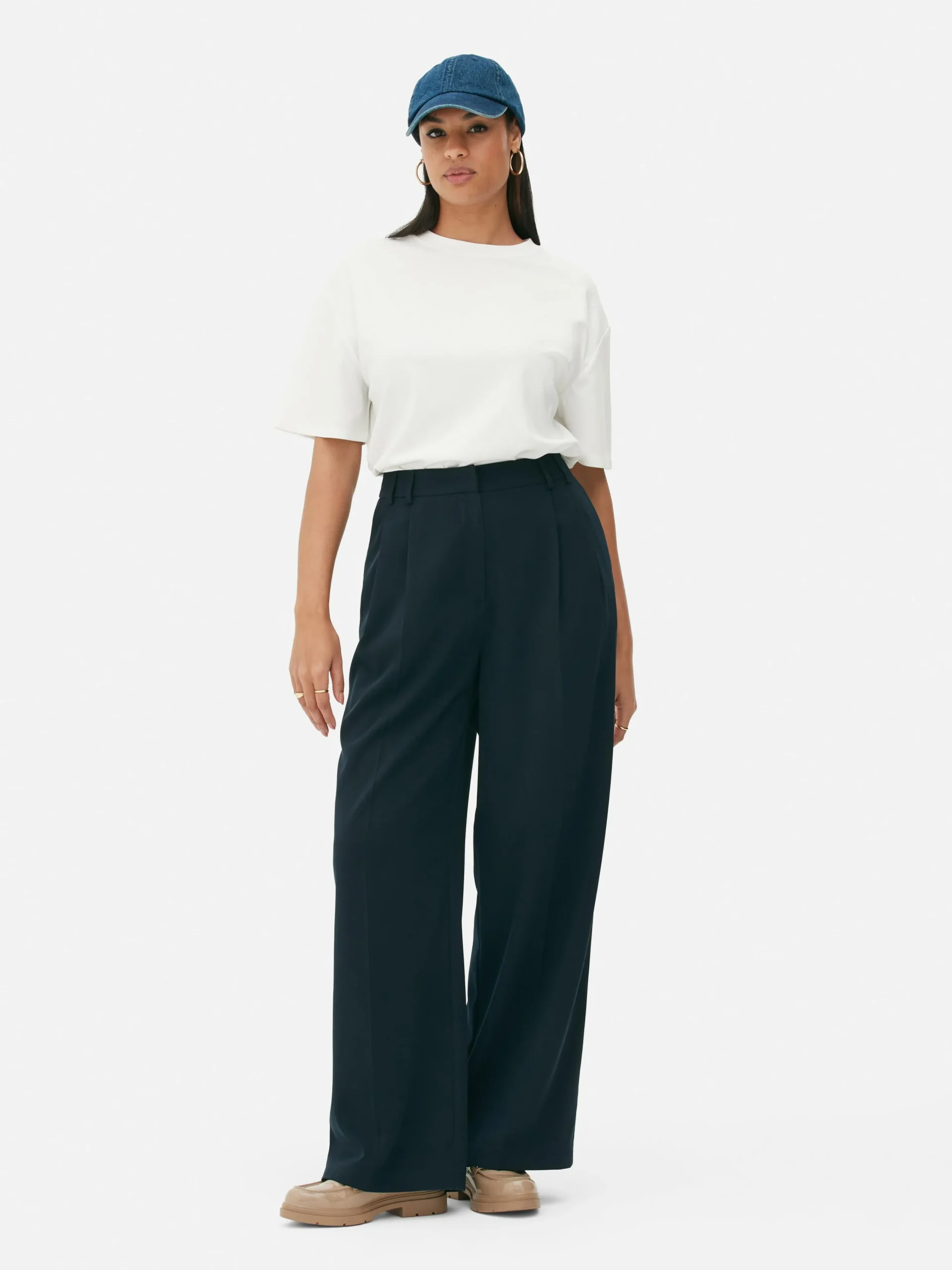 Primark The Edit Oversized T-Shirt White Online