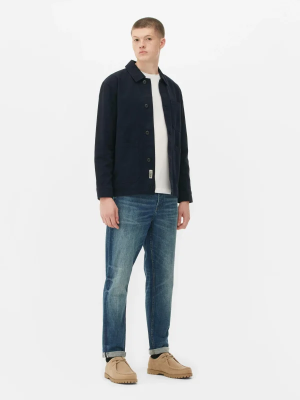 Primark The Stronghold Twill Jacket Navy Fashion