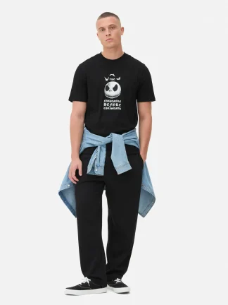 Primark Tim Burton’s The Nightmare Before Christmas T-Shirt Black Sale