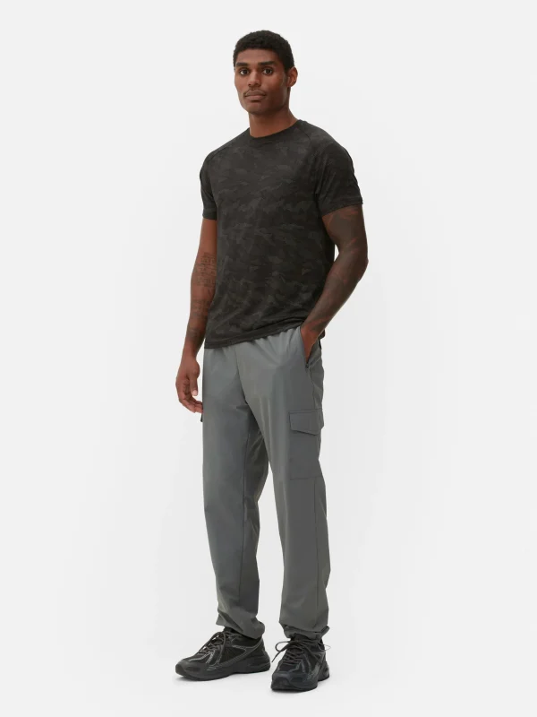 Primark Toggle Cuff Cargo Pants Charcoal Hot