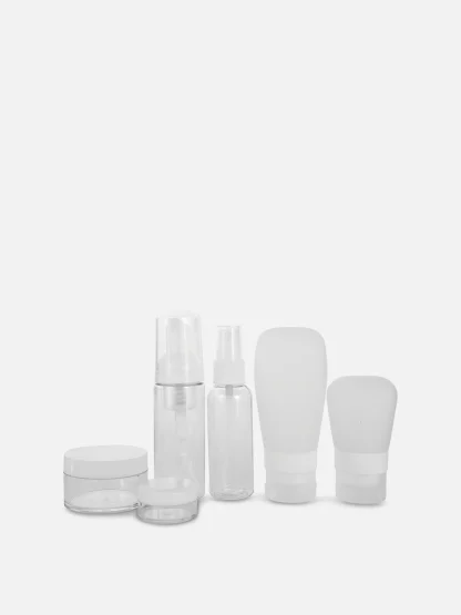 Primark Travel Bottles Set Clear Cheap