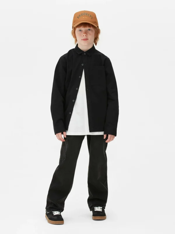 Primark T-Shirt And Long Sleeve Shirt Set Black Outlet