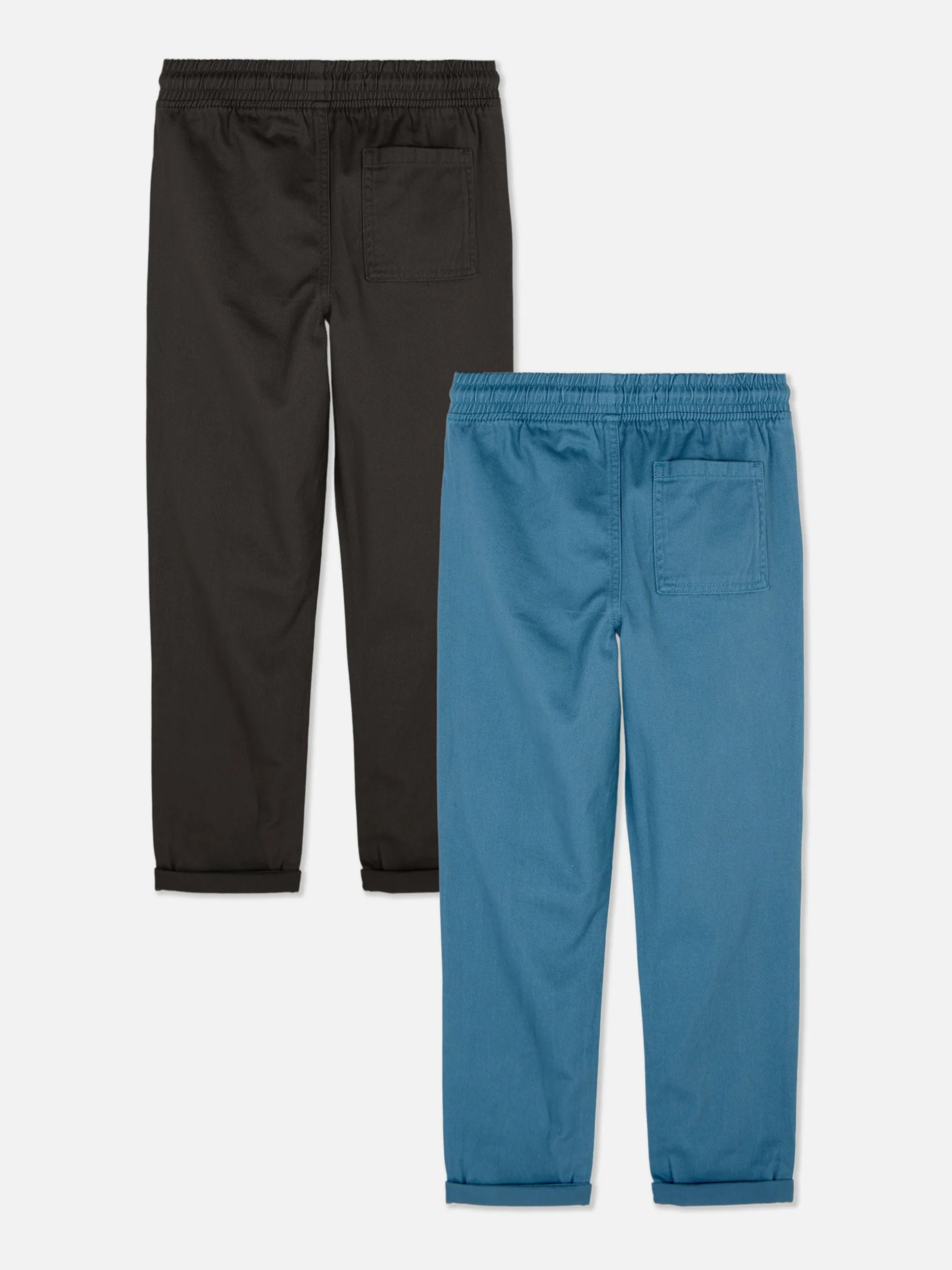 Primark Twill Drawstring Pants Black Store