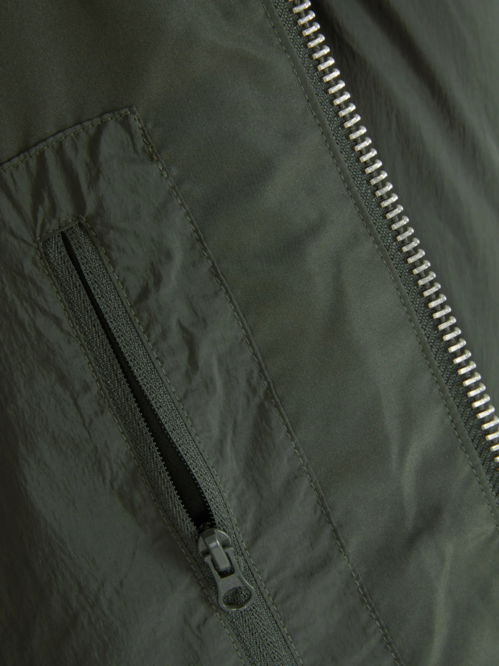 Primark Two-Way Zip Puffer Jacket Olive Shop
