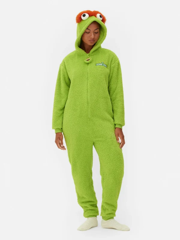 Primark Women’s Sesame Street Character Onesie Green Fashion