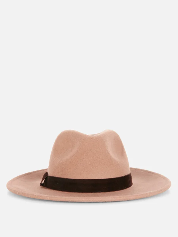 Primark Wool Fedora Hat Camel New