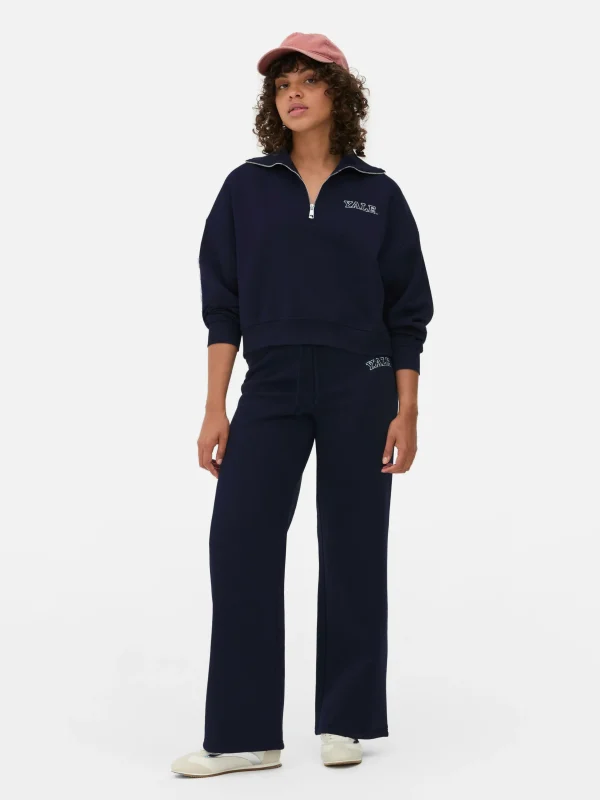 Primark Yale Half-Zip Sweatshirt Navy Best Sale