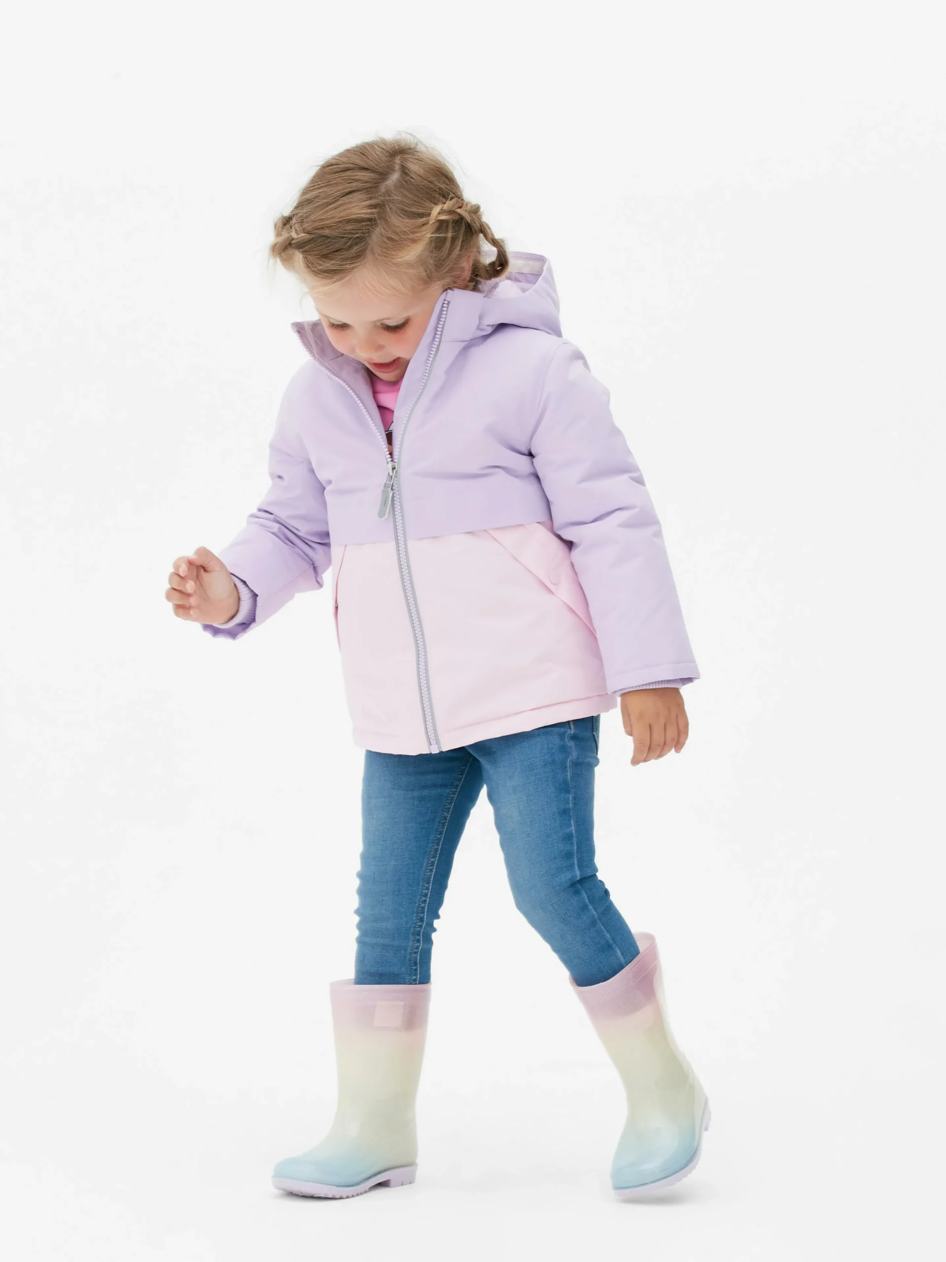 Primark Zip Hooded Jacket Pink Online