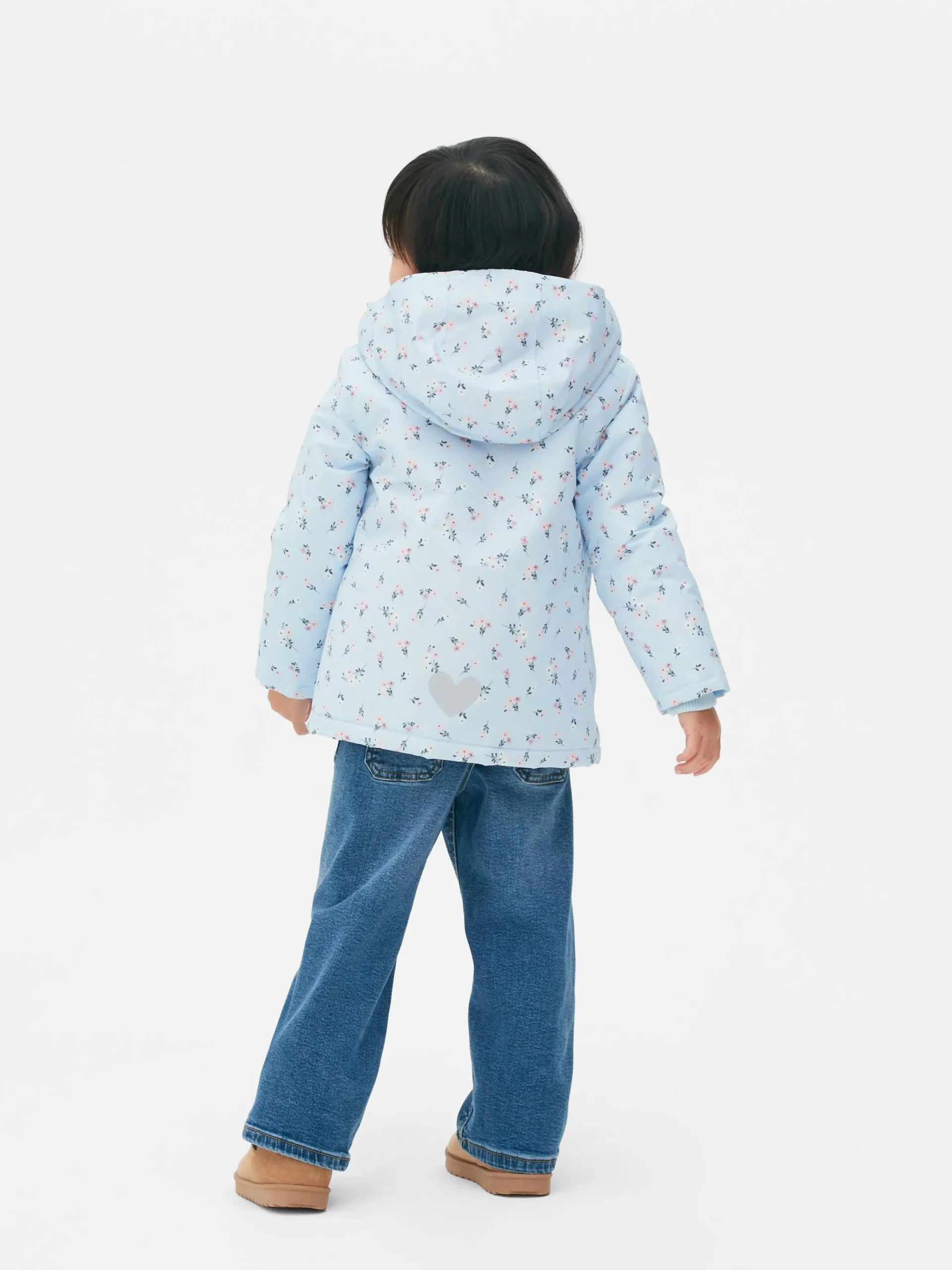 Primark Zip Hooded Jacket Blue Fashion