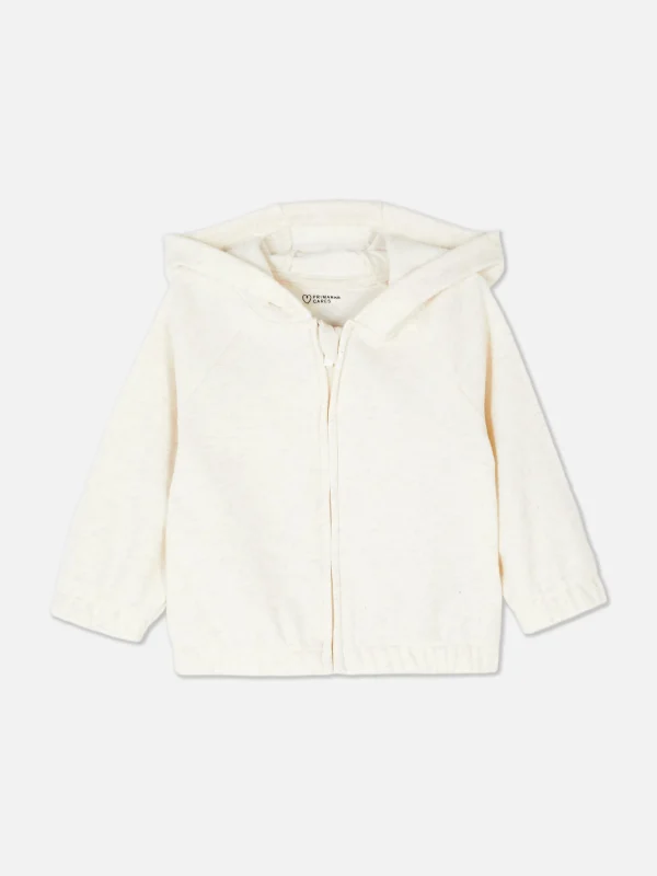 Primark Zip Hoodie Ivory Online