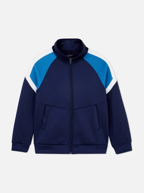 Primark Zip-Up Track Jacket Navy Cheap